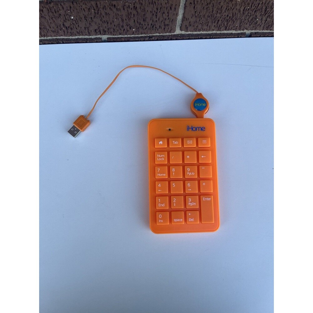 23 Key Retractable USB Numeric Keypad Wired Number Pad for Laptop Data Entry